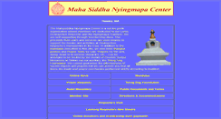 Desktop Screenshot of mahasiddha.org